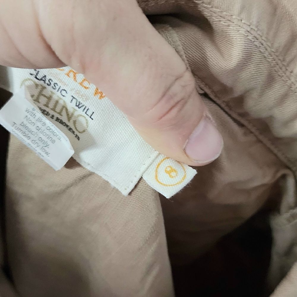 J Crew twill jacket women's size 8 chino khaki - Picture 5 of 7